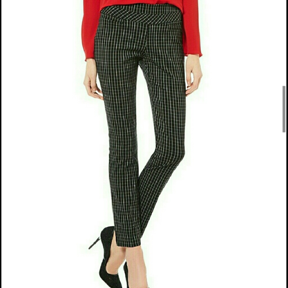 NWT! Takara sz S windowpane blk/wht print